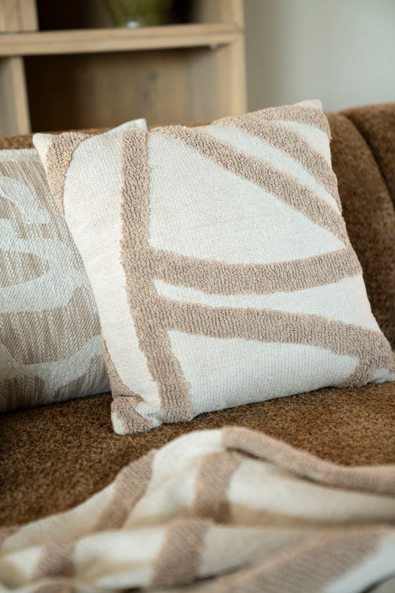 Pillow Majani - Taupe