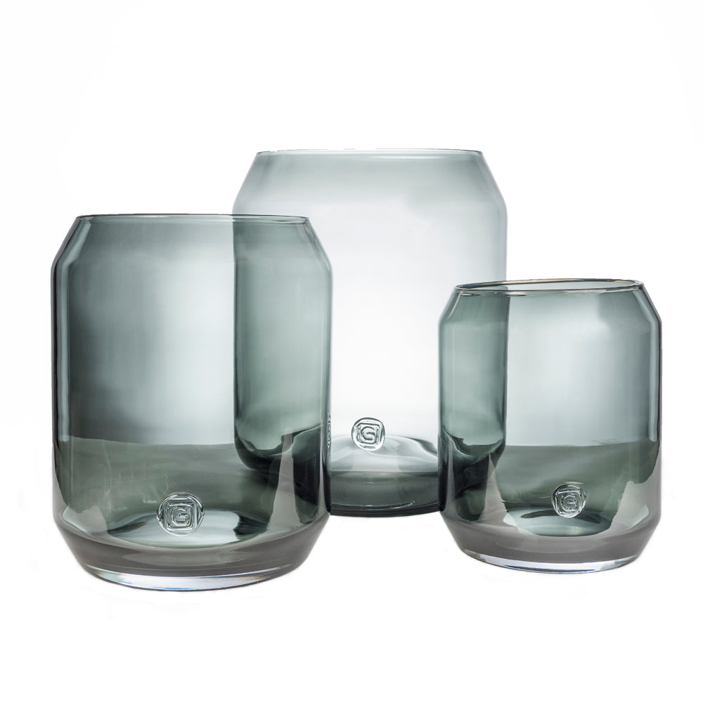 Hurricane daniel medium grey glass 
